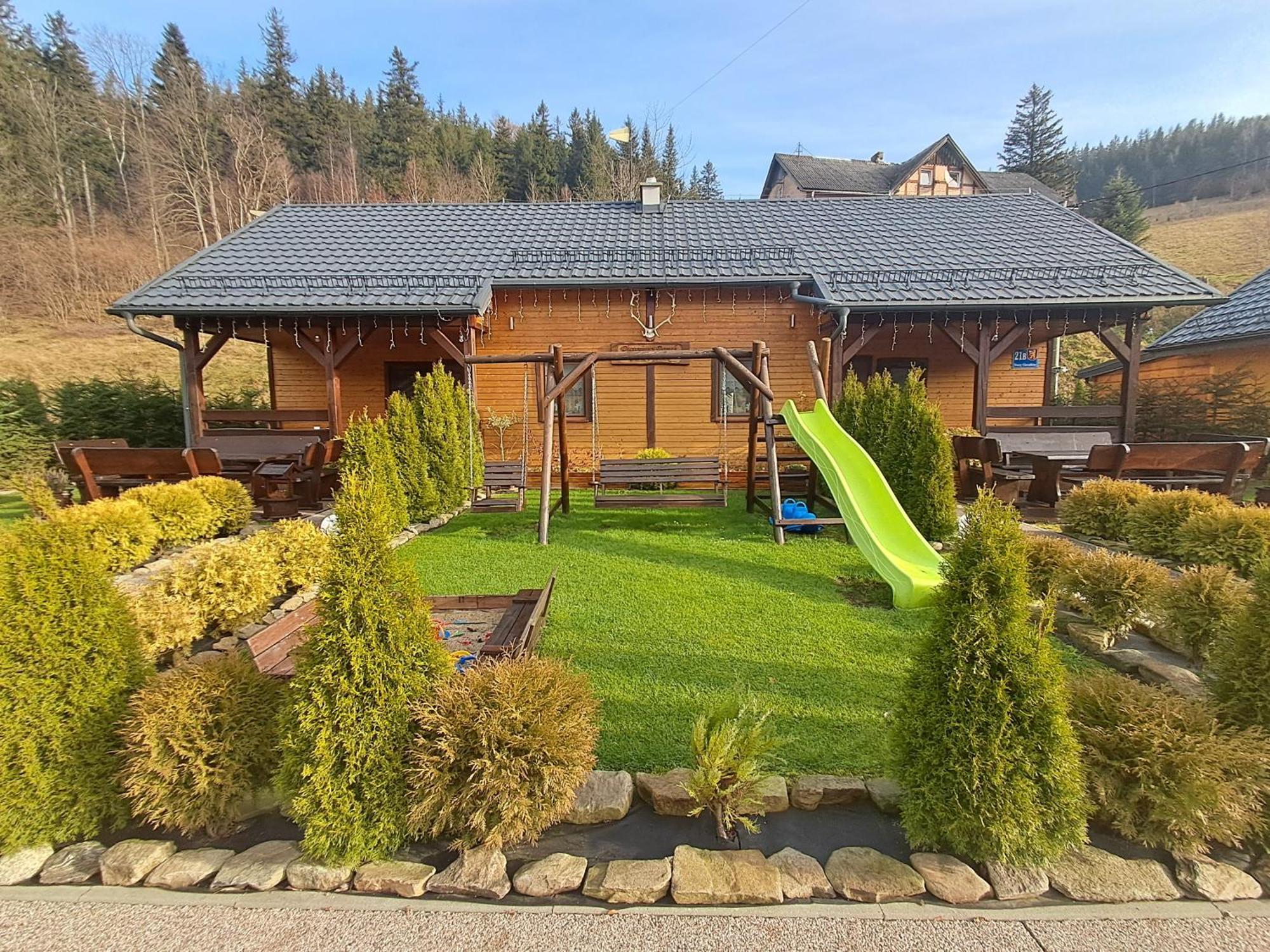 Drewniany Domek Daria I Tomek 2 Domki Na 8 Osob Stronie Śląskie Extérieur photo